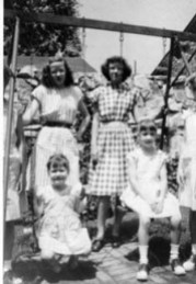 Ann on right, Rica, Barb, unknown