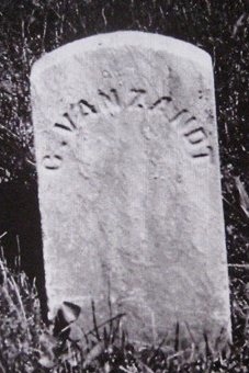 Caspar Van Zandt, 1819-1890, headstone
