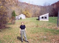 Grace, 1998, at remains of Sibert farm in White Cloud, Indiana