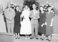Ann's wedding to Larry Skylstad, April 1954