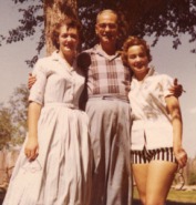 Grace, Ted, Sue, 1957