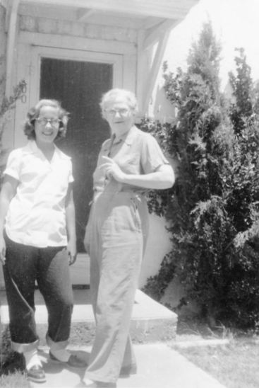 Sue and Bobbie, August 1952